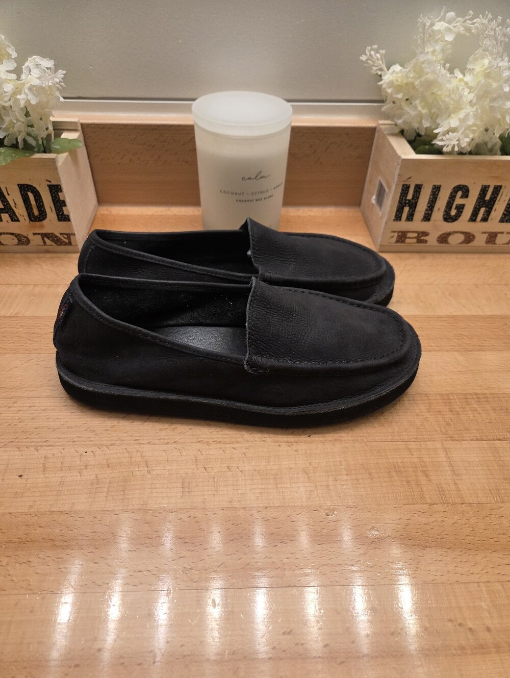 Rainbow Sandals Comfort Classics Premier Black Leather Loafer Men's Size 10